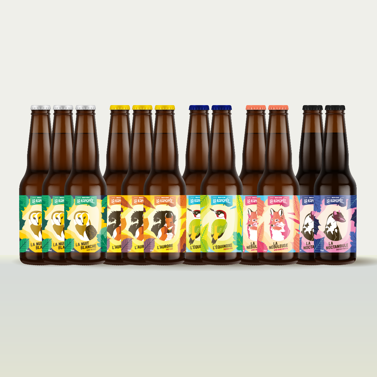 Pack de nos bières permanentes (12 x 33cl)