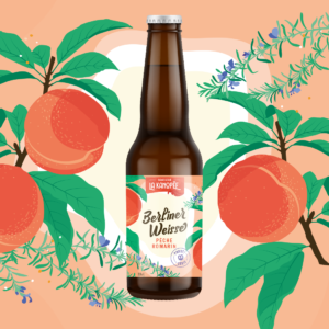 Berliner Weisse – Pêche-Romarin (12x33cl)