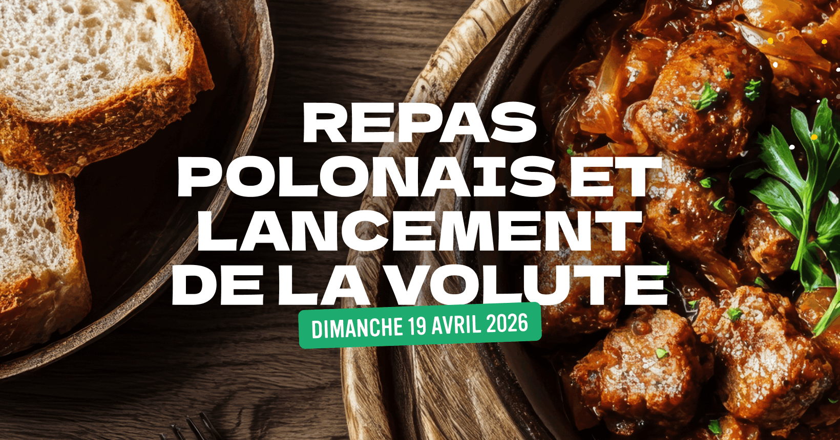 Repas polonais et lancement de La Volute