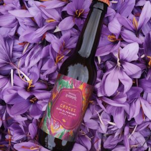 La Crocus – Bière de printemps au safran et miel (12x33cl)